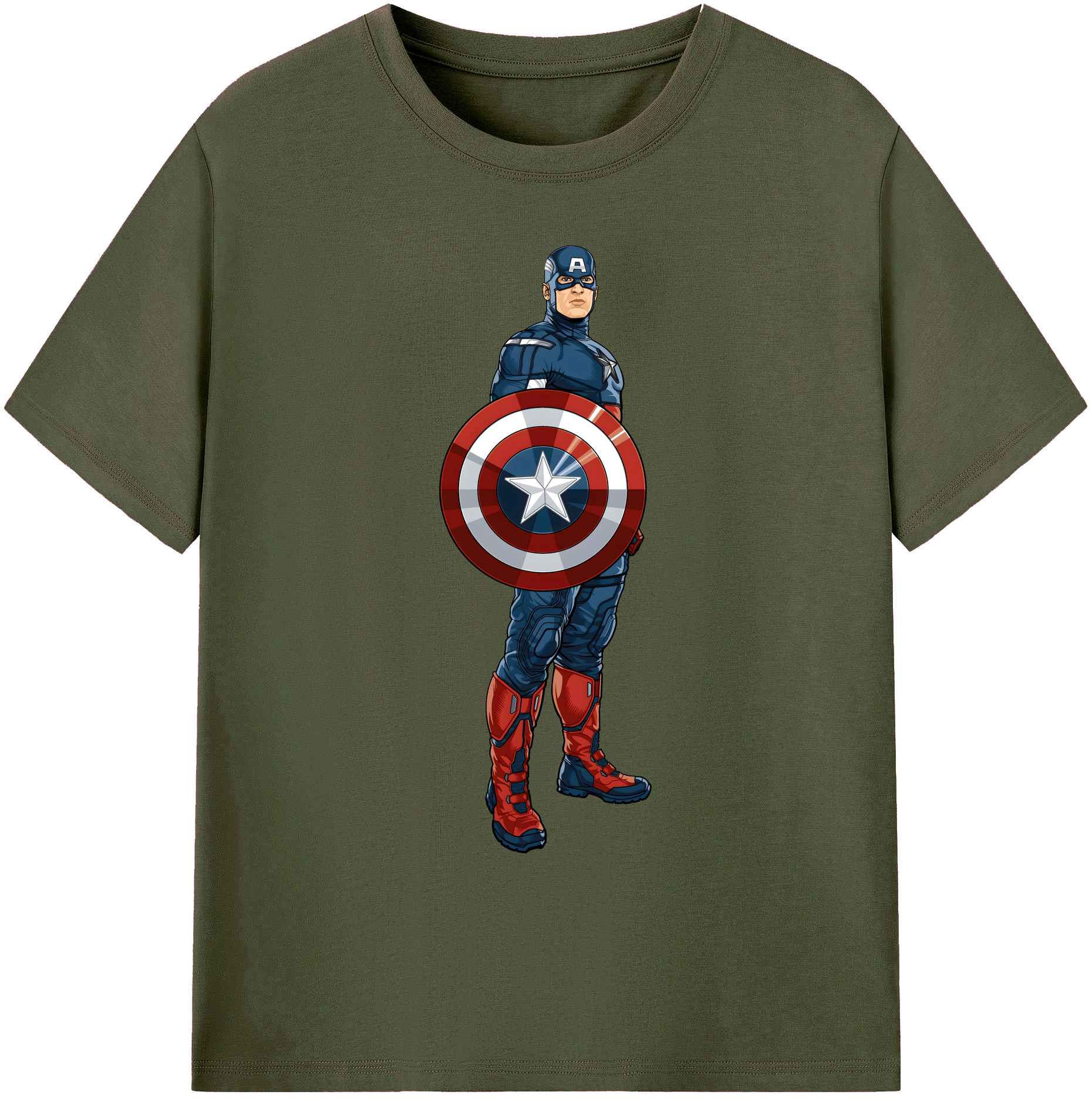 （画像用） アベンジャーズ The Avengers 綿100％ メンズ半袖Tシャツ｜肌触りやわらか＆通気性